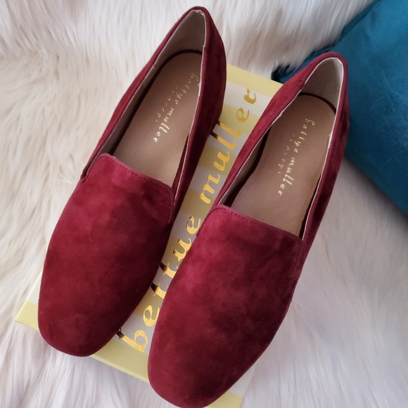NEW Bettye Muller Breeda Suede Loafers - 8.5M - Picture 10 of 10
